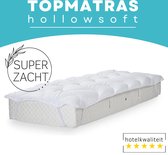 Zavelo Topmatras Hollowsoft - Super Zacht - 1 persoosn 90 x 210 cm - Topdekmatras - Topper Matras - Matrastopper - Anti-Allergeen