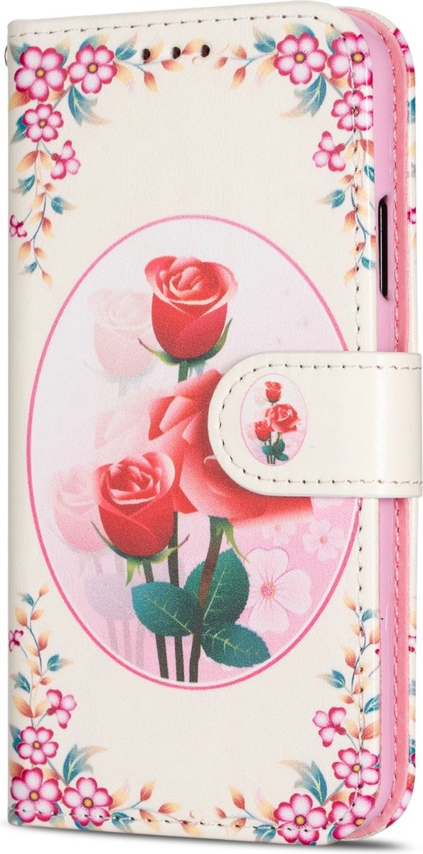 Hoesje Geschikt voor Huawei P30 pro Rico Vitello Print Wallet case/book case/hoesje (4)