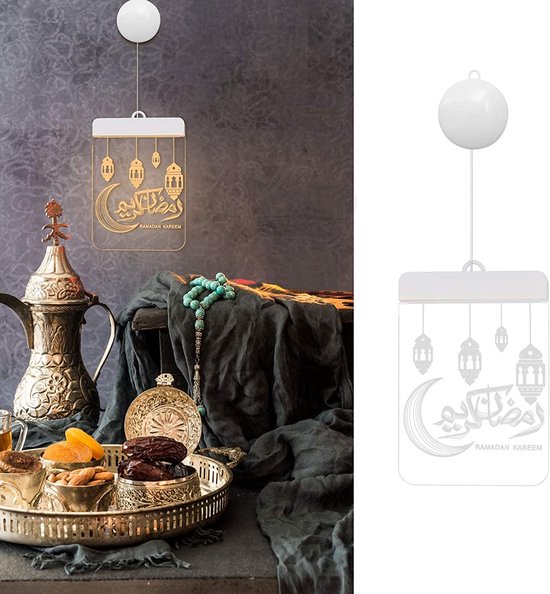 Décoration Ramadan décoration XL carré d'éclairage - Guirlande