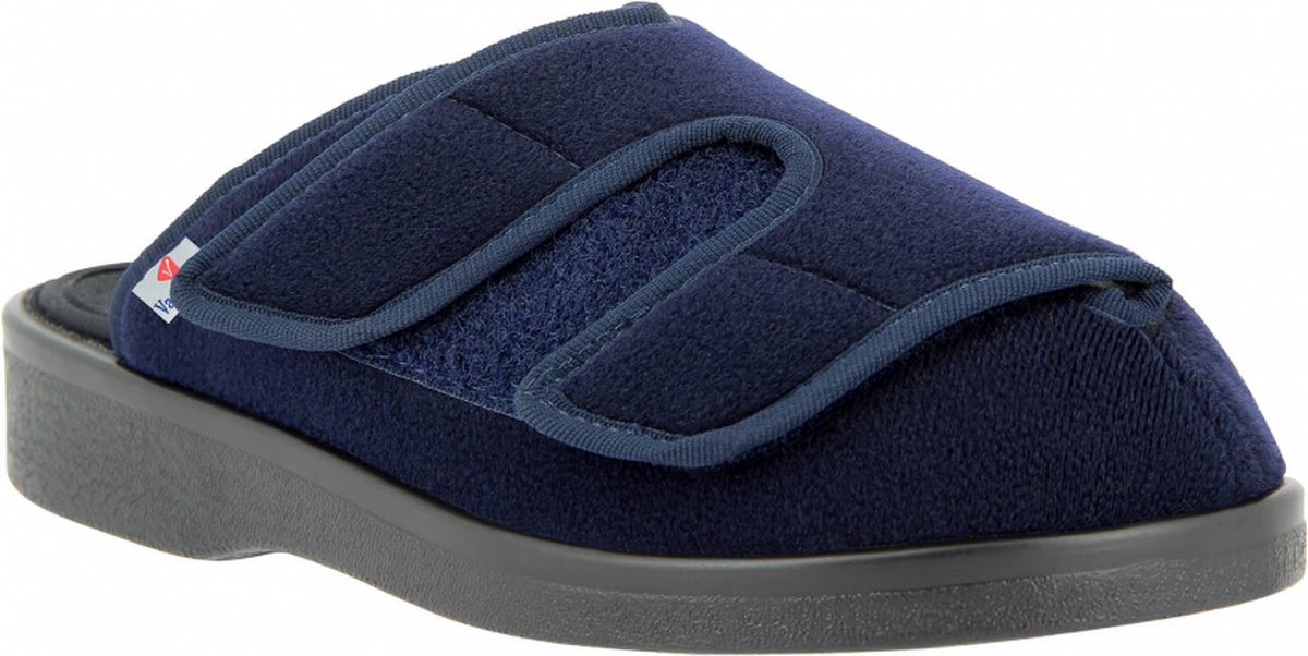 Varomed - Kopenhagen - verbandschoenen - maat 39 - Marineblauw - met CE keurmerk voor Medisch schoeisel - verbandpantoffels - verbandsloffen - muilen -