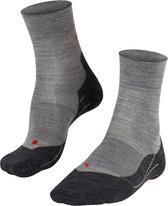 FALKE RU4 Endurance Wool dames running sokken - grijs (light grey melangeange) - Maat: 41-42