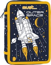 Must Gevuld etui Outer Space - 21 x 15 x 5 cm - 31 st. - Polyester