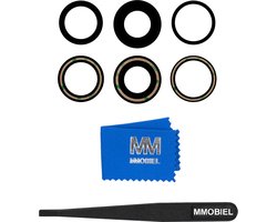 MMOBIEL Camera Glas Lens Vervanging voor iPhone 14 Pro / 14 Pro Max 2022 – Back Camera Lens Glas Reparatie incl. Pincet en Schoonmaakdoekje