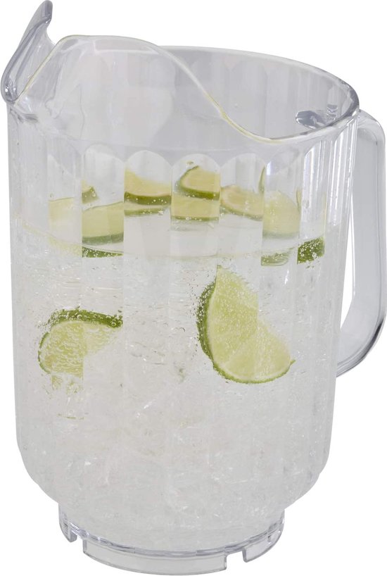 Pitcher, bierkan, karaf voor limonade, waterkaraf, kunststof karaf, Ø
