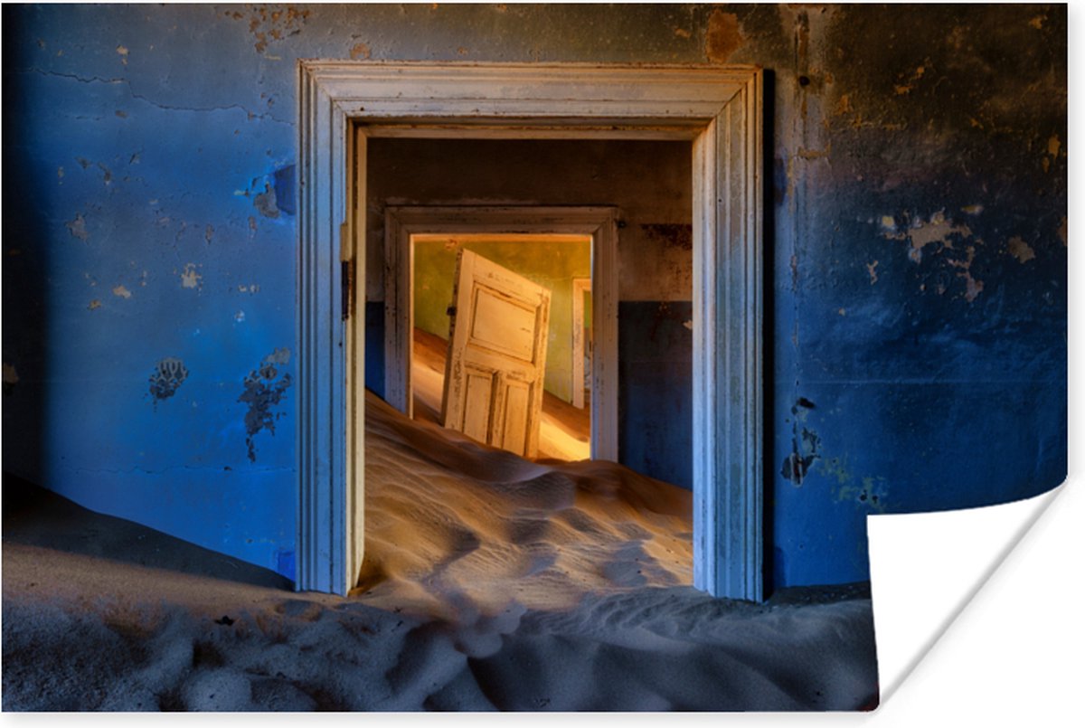 Zand - Blauw - Deur - Architectuur