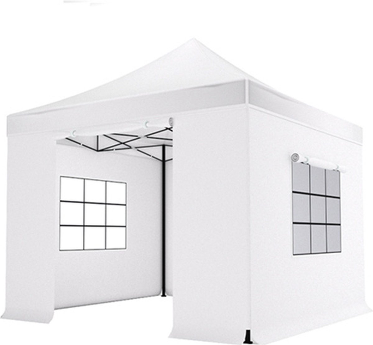 Easy up 3x3m wit luxe partytent opvouwbaar