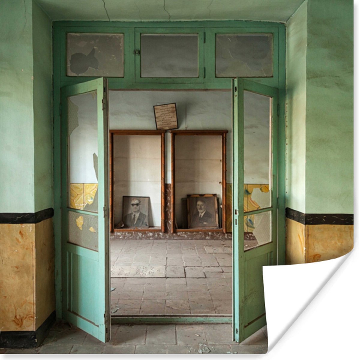 Deur - Groen - Architectuur - Glas