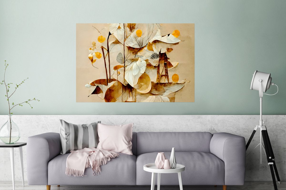 Bloemen - Wit - Planten - Vintage