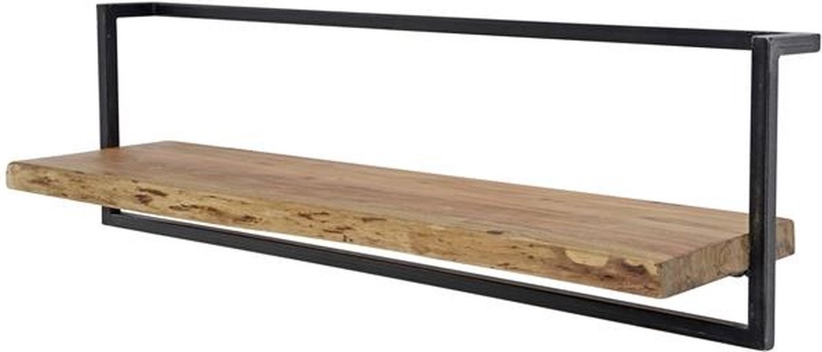DH Interior Wandplank Massief Acacia hout - diverse afmetingen - Aberdeen 100 x 25 x 30 cm - Hout - Massief acacia - Industrieel - 100 x 25 x 30 cm