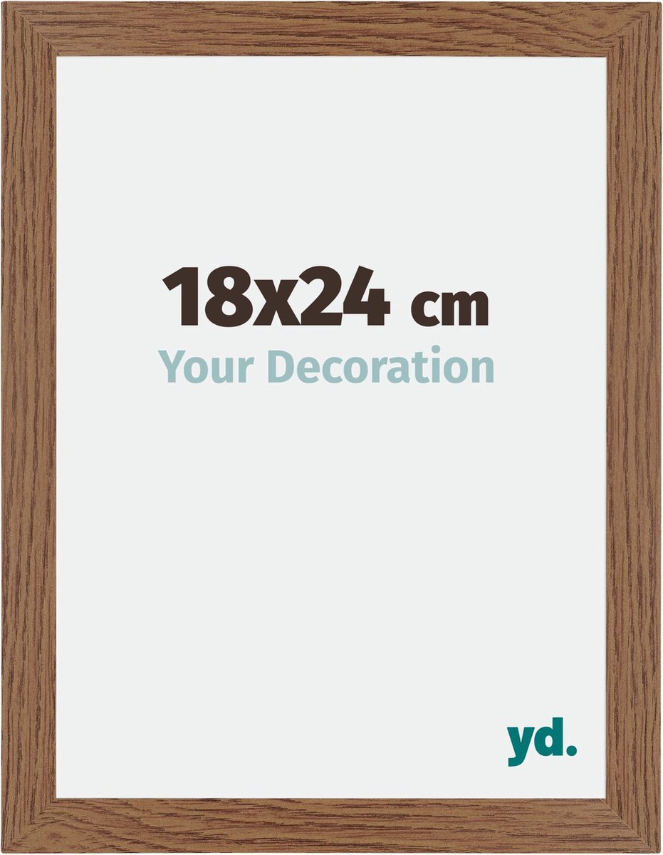 Your Decoration - Fotolijst 18x24 cm - MDF - Eiken Rustiek - Mura