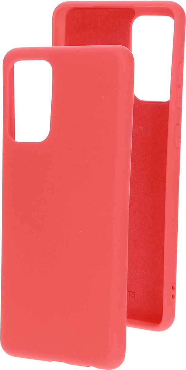 Mobiparts Silicone Cover Samsung Galaxy A72 (2021) 4G/5G Scarlet - Rood