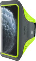 Hardloop Sportarmband geschikt voor Apple iPhone 11 Pro Max - Groen - Mobiparts