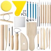 27 Stuks Applicator Tool Kit – Boetseerspatels Gereedschap – Sculpting, Smoothing, Shapers, Modellering – Hobby & Boetseren – Hout