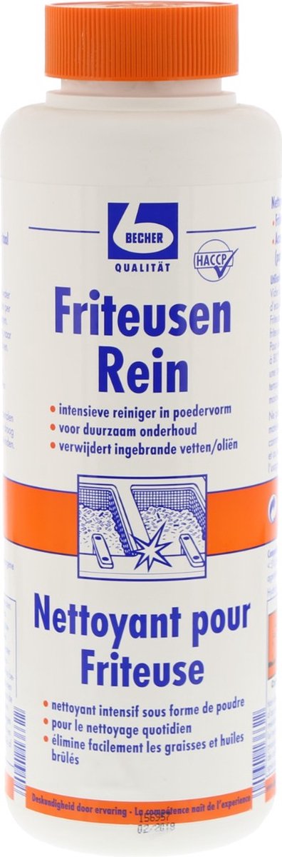 Dr. Becher Friteusen reiniger - Fles 1 kilo