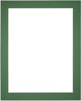 Votre Décoration Passe-Partout - Format cadre 50x65 cm - Format photo 42x57 cm - Vert Forêt