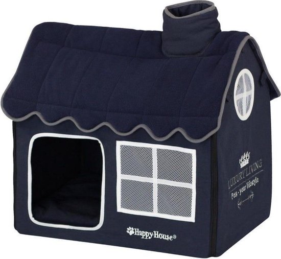 Happy House Villa Hond Donkerblauw (S) (Luxury Living)