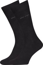 HUGO BOSS Marc uni (1-pack) - herensokken katoen - zwart -  Maat: 47-50