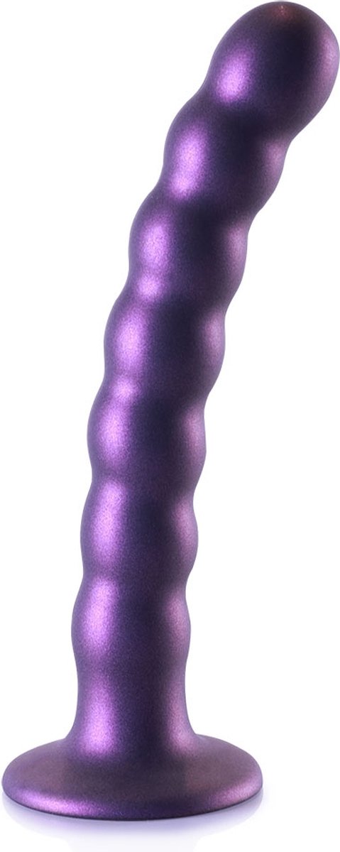 Goedkoopste Beaded Silicone G-Spot Dildo - 6,5'' / 16,5 cm