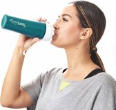 Laica MyLaica - stalen drinkfles met waterfilter - bidon - 0,55 liter - Groen - inclusief FastDisk waterfilter