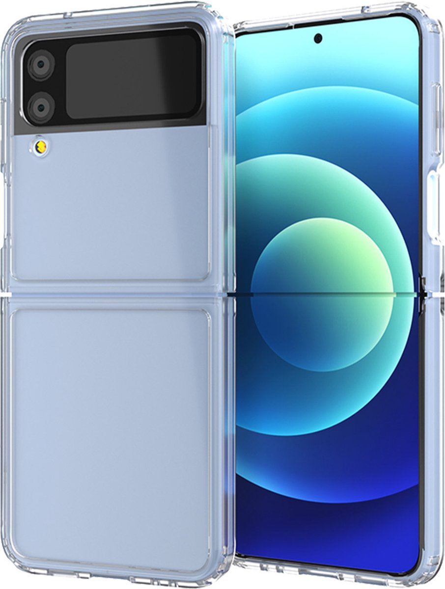 Accezz Hoesje Geschikt voor Samsung Galaxy Z Flip 4 Hoesje - Accezz Xtreme Impact Backcover 2.0 - Transparant