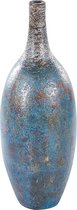 Beliani PIREUS - Decoratieve vaas - Blauw - Terracotta