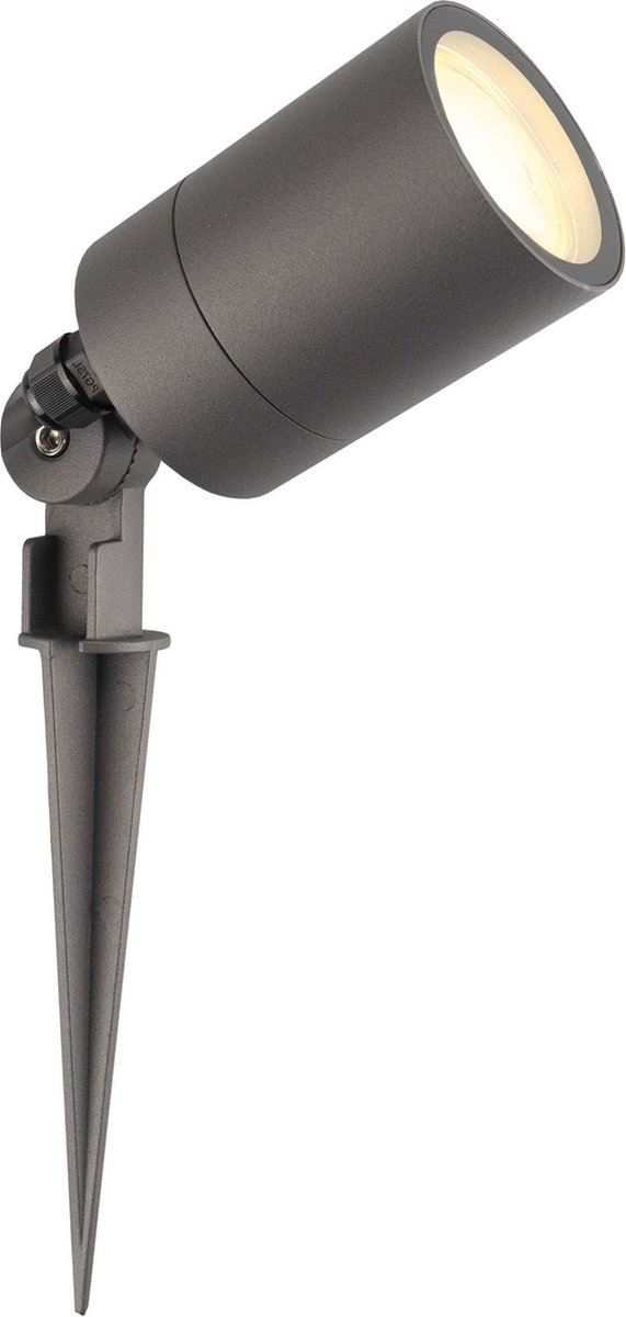 Ledvion - LED Prikspots - Antraciet - IP65 - 5W - 2700K - 2M