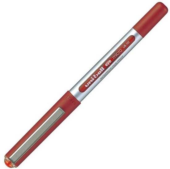 Rollerpen Uni-ball Eye micro 150R rood – 12 stuks