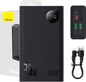 Baseus PowerBank 20000mAh, 30W, 3x USB, USB-C (zwart) PPAD050001