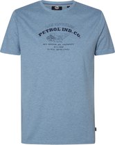 Petrol Industries - Heren Irondale T-Shirt - Blauw - Maat XL