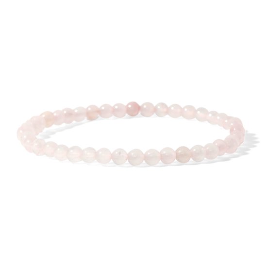Bracelet pierre gemme quartz rose