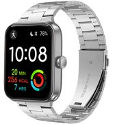 Stainless Steel Smartwatch Bandje voor de FITNOVA Watch - Zilver