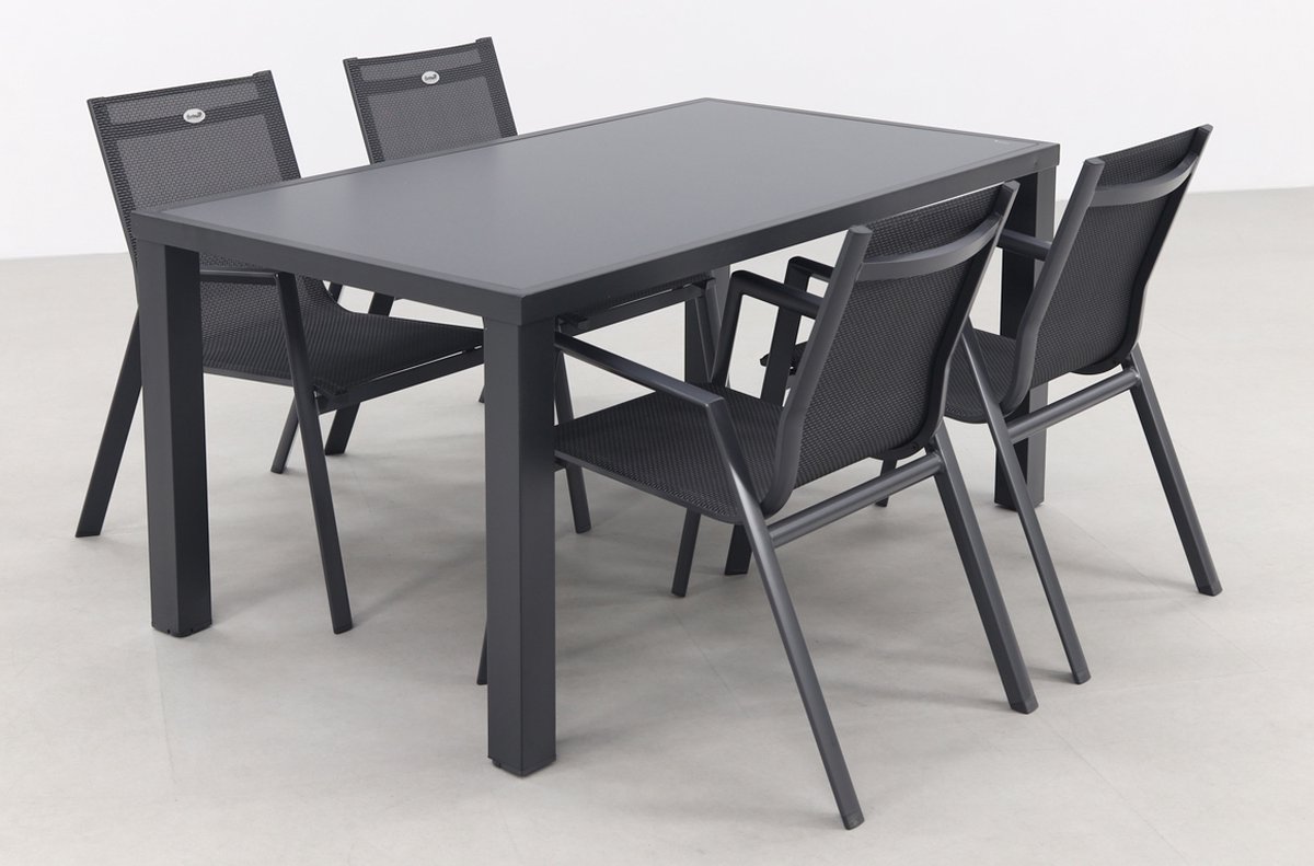 Hartman Napoli/Alma stapelbare tuinset 160x90 cm.