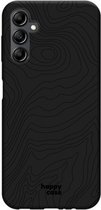 HappyCase Flexibel TPU Hoesje met leuke Fine Lines print | Geschikt voor Samsung Galaxy A14 | Stijlvolle Back Cover