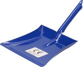 Vuilblik - voor kinderen - metaal - blauw - 13 x 10 cm - stofblik - speelgoed schoonmaakset