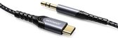 Joyroom USB-C naar Audio Jack 3.5mm kabel 2m - Zwart