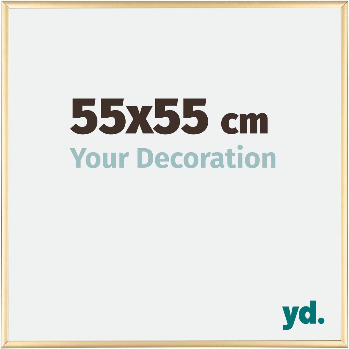 yd. Your Decoration - Fotolijst 55x55 cm - Aluminium - Goud - Kent