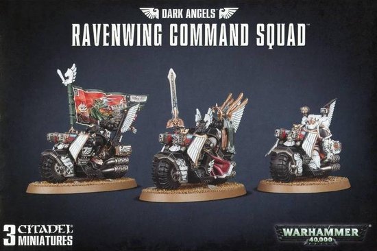 Thumbnail van een extra afbeelding van het spel Warhammer 40.000: Dark Angels - Ravenwing Command Squad