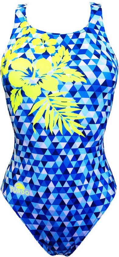 Turbo Blue Hawaii Zwempak Blauw 3XL Vrouw