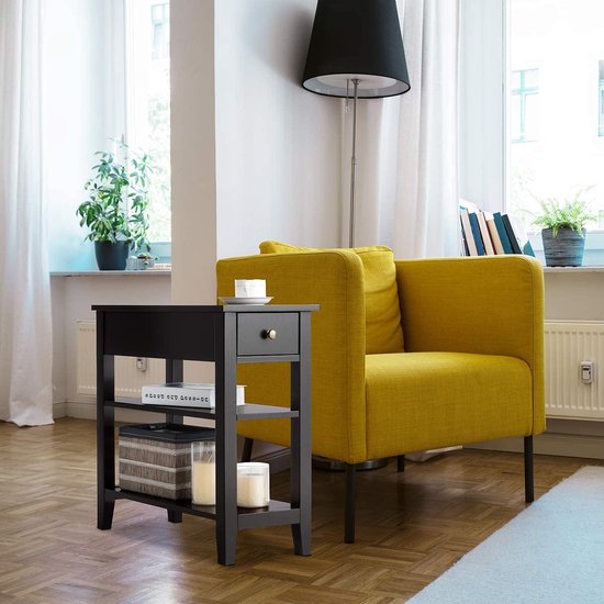 TUTOTAK TB01BO0492EU Set van 2 bijzettafel, bijzettafel, nachtkastje, 3