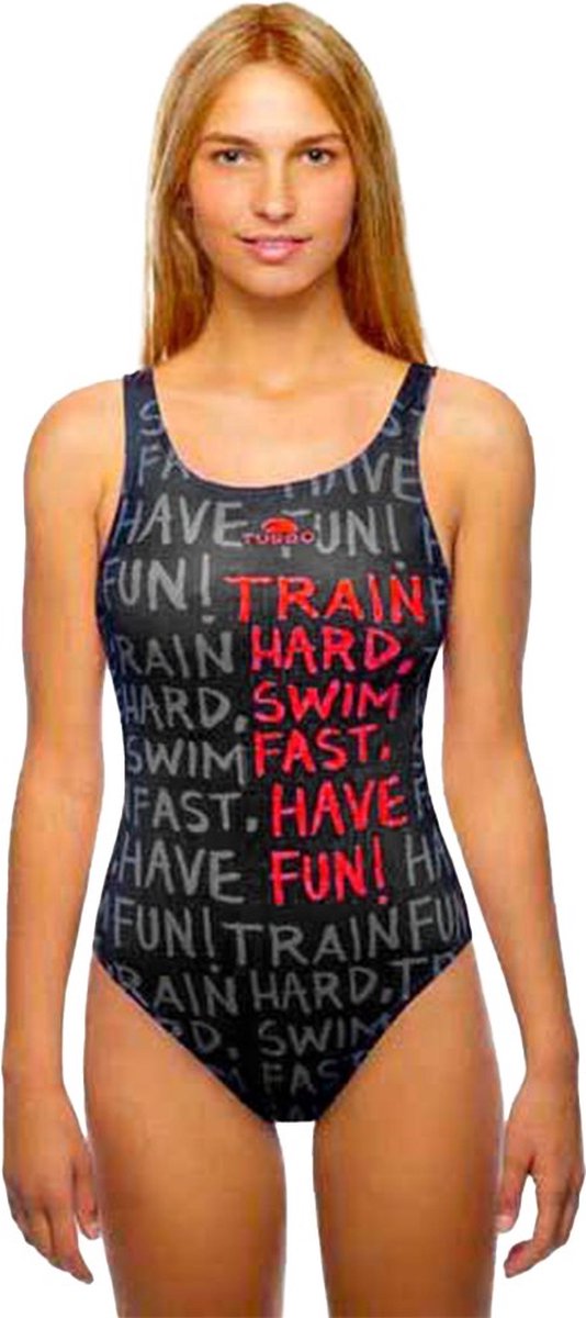 Turbo Train Zwemkleding Blauw 2XL Vrouw Black