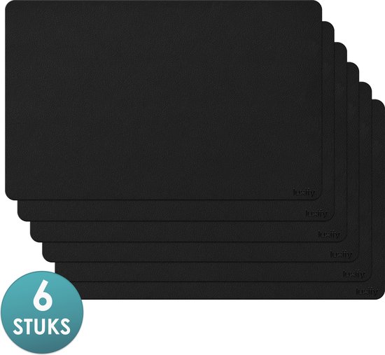 Luxify Luxe Leren Placemats Dubbelzijdig Placemat voor op tafel