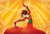 Fotobehang Dancer Flamenco | XXL - 312cm x 219cm | 130g/m2 Vlies