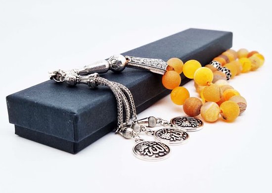 Hout Tasbih Gebed Kralen 99 Moslim Gebed Kralen Islamitische Handheld Gebed Kralen