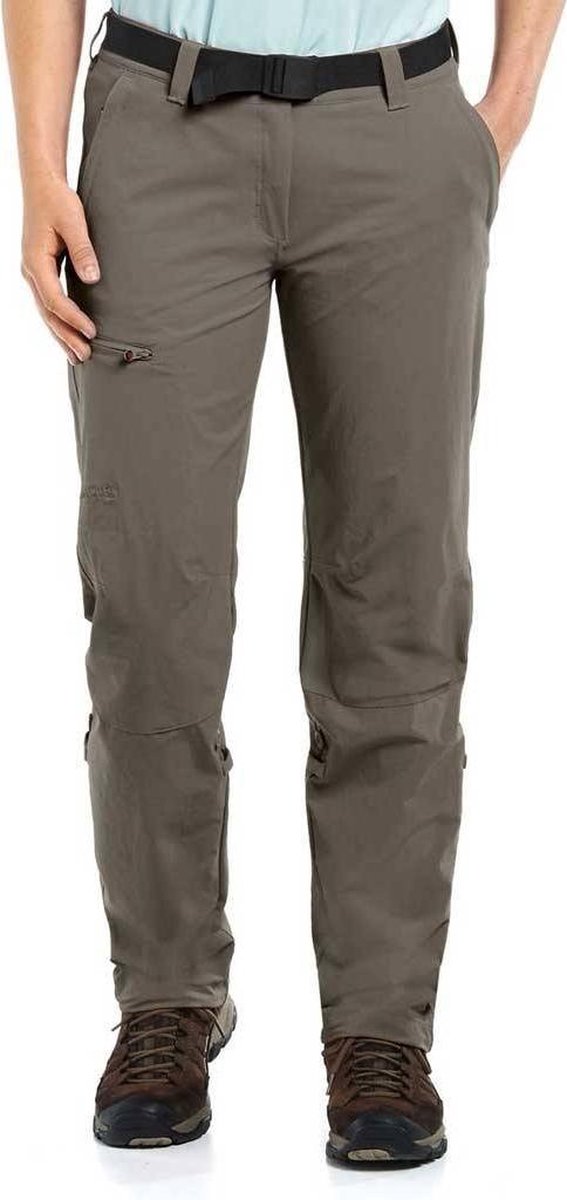 Maier Sports Lulaka lange broek Dames -kort Bruin