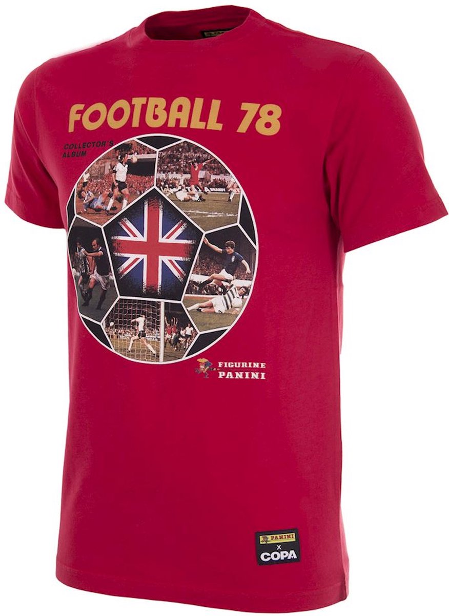 COPA - Panini Football 78 T-shirt - XS - Rood