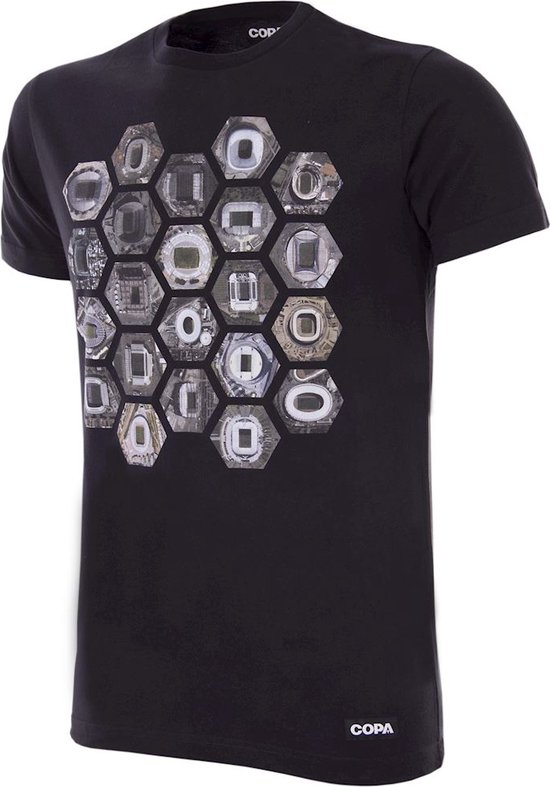 COPA - Hexagon Stadium T-Shirt - Zwart