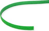 VALUE Klittenband op rol, 10mm, groen, 25 m