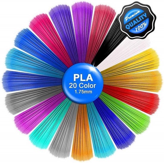 Filament pour stylo 3D Fleau - 200 mètres - 20 couleurs