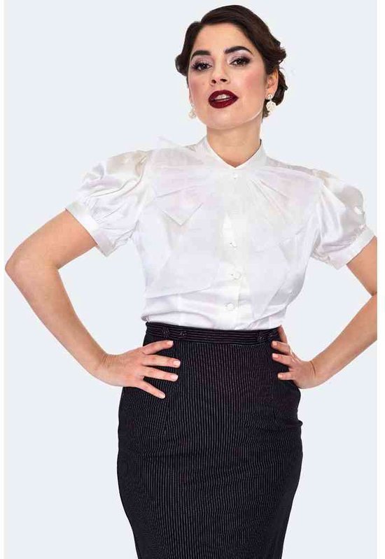 Organza Bow Blouse | Sand main image 1