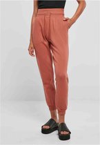 Urban Classics - Organic High Waist Dames joggingbroek - 5XL - Oranje